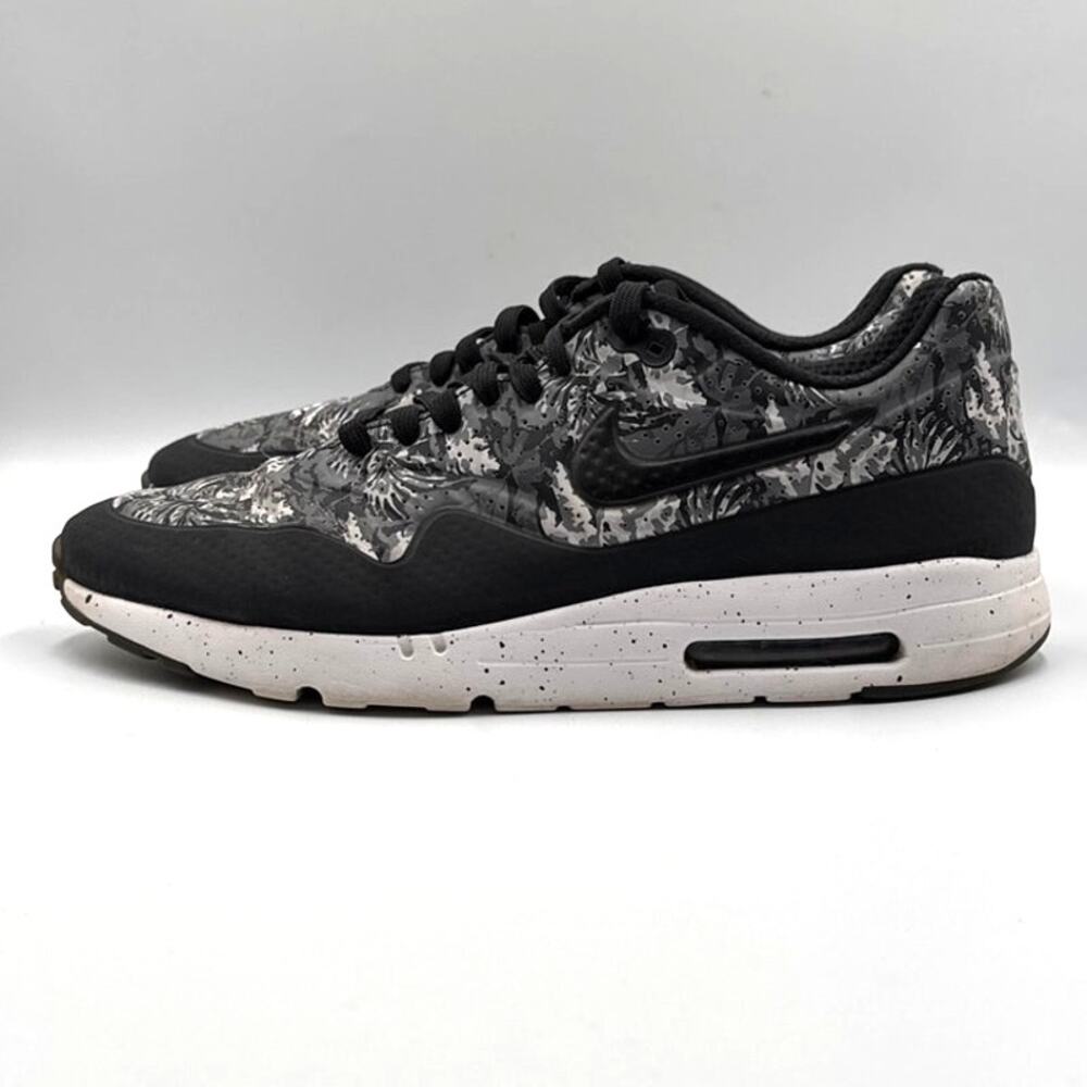 Nike Air Max 1 Ultra Miore Mens 10.5 Euro Pack Monochrome Floral Camo 705297-012